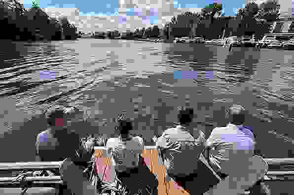 Die Sternwarte stach in See – also in S(pr)ee